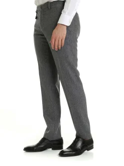 Incotex | Pantaloni Uomo Slim Fit in Lana>Uomo Pantaloni