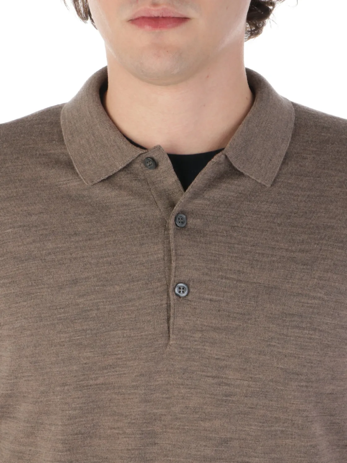 John Smedley | Polo Uomo Manica Lunga Cotswold>Uomo Maglie