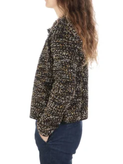 Kangra | Cardigan Corto Donna Punto Tramato>Donna Blazer E Giacche
