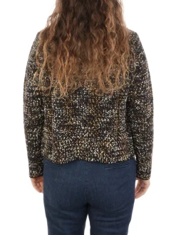 Kangra | Cardigan Corto Donna Punto Tramato>Donna Blazer E Giacche