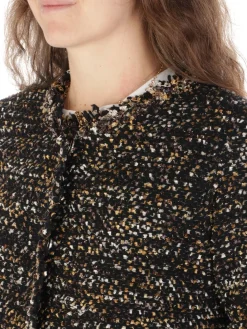 Kangra | Cardigan Corto Donna Punto Tramato><noscript><img width=