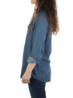Kiltie | Camicia Donna Soleil in Denim>Donna Camicie