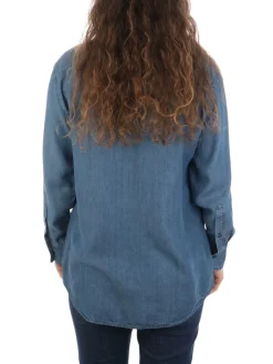 Kiltie | Camicia Donna Soleil in Denim>Donna Camicie