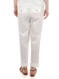 Kiltie | Pantaloni Donna George in Cotone>Donna Pantaloni