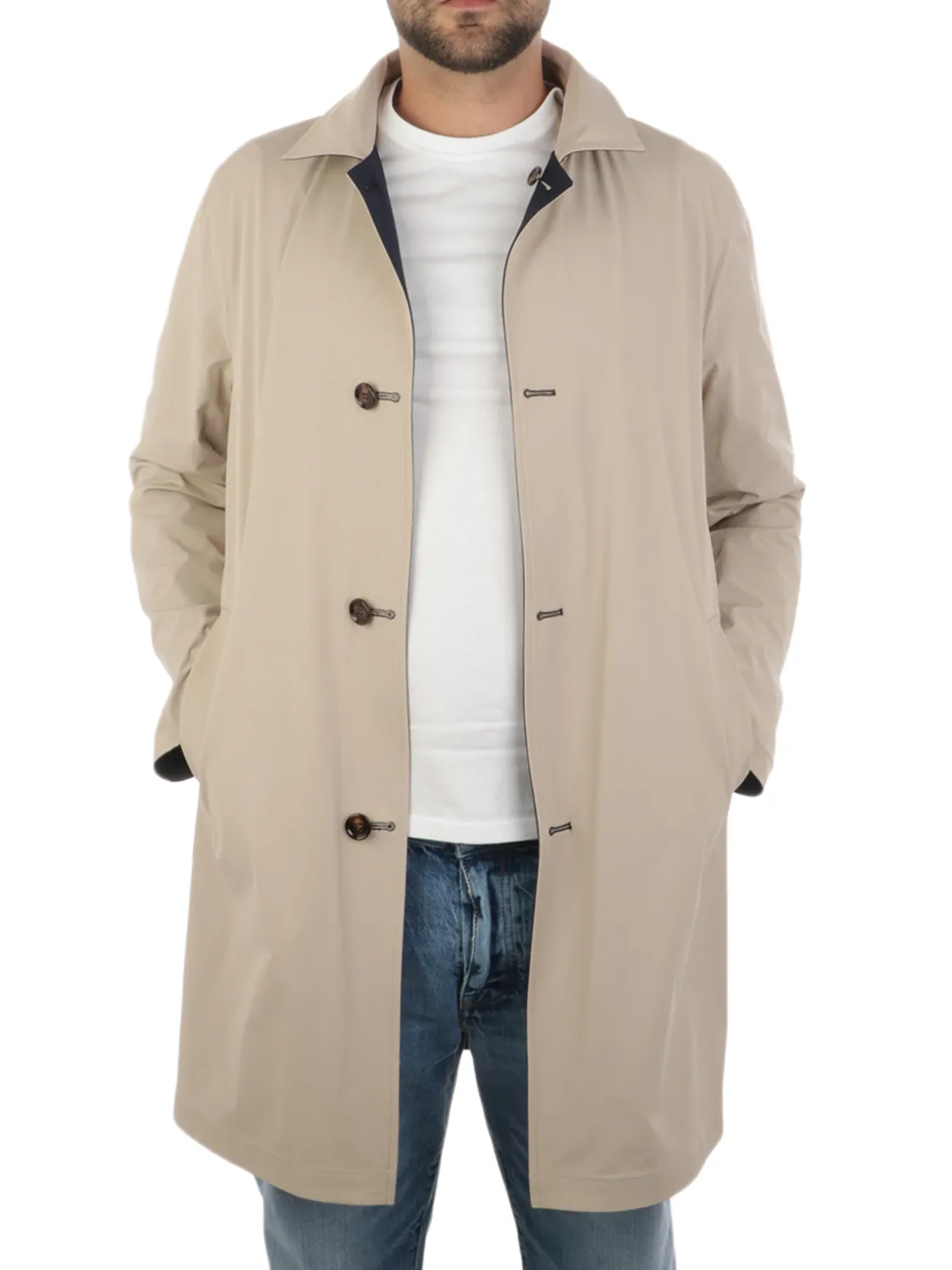 Kired | Cappotto Uomo Ben Reversibile>Uomo Cappotti E Trench