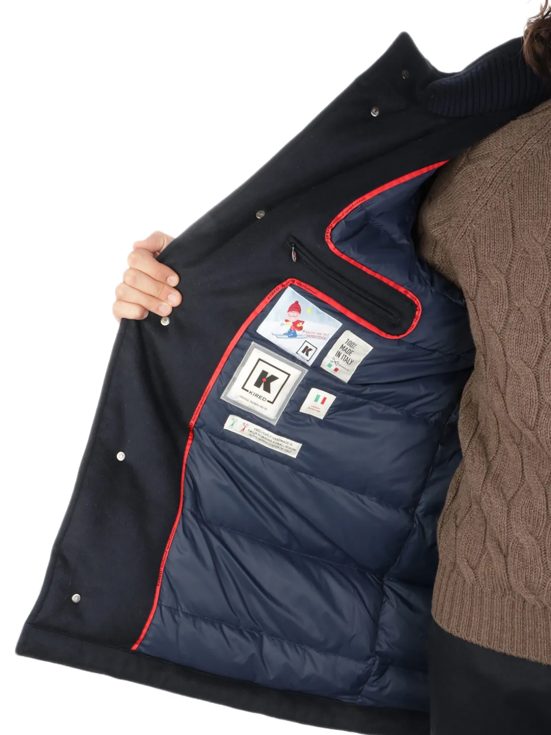 Kired | Giaccone Uomo Kang in Cashmere>Uomo Giubbotti E Piumini