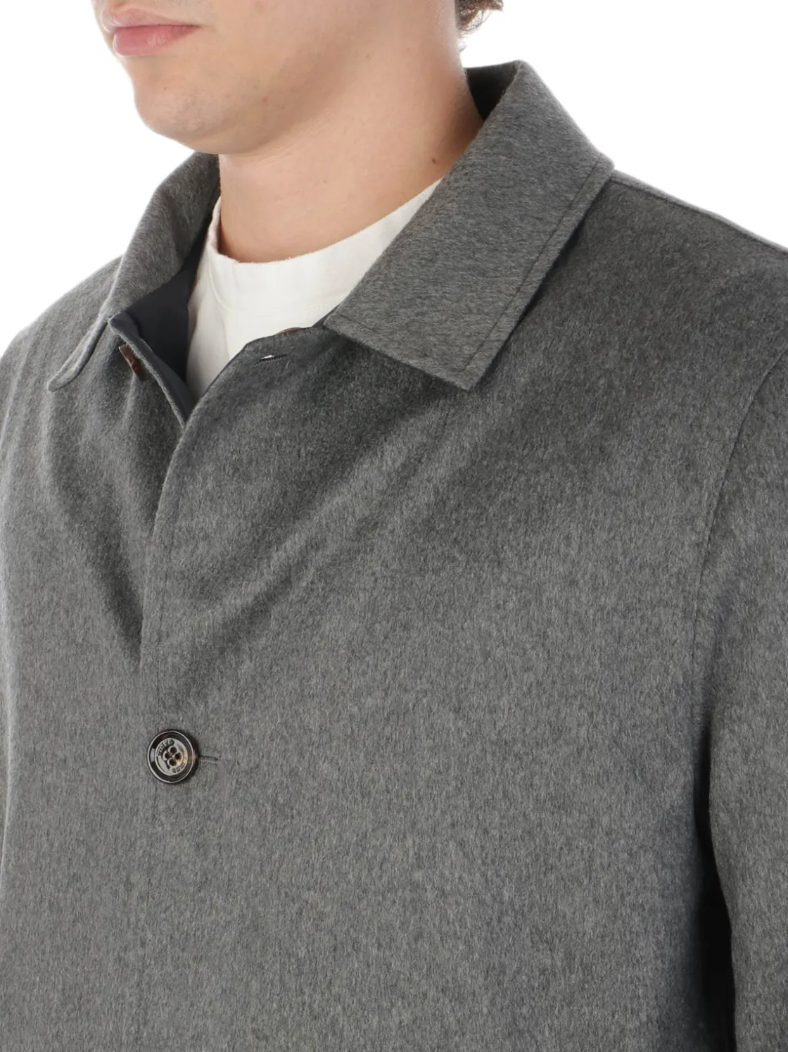 Kired | Soprabito Uomo Reversibile in Cashmere>Uomo Cappotti E Trench
