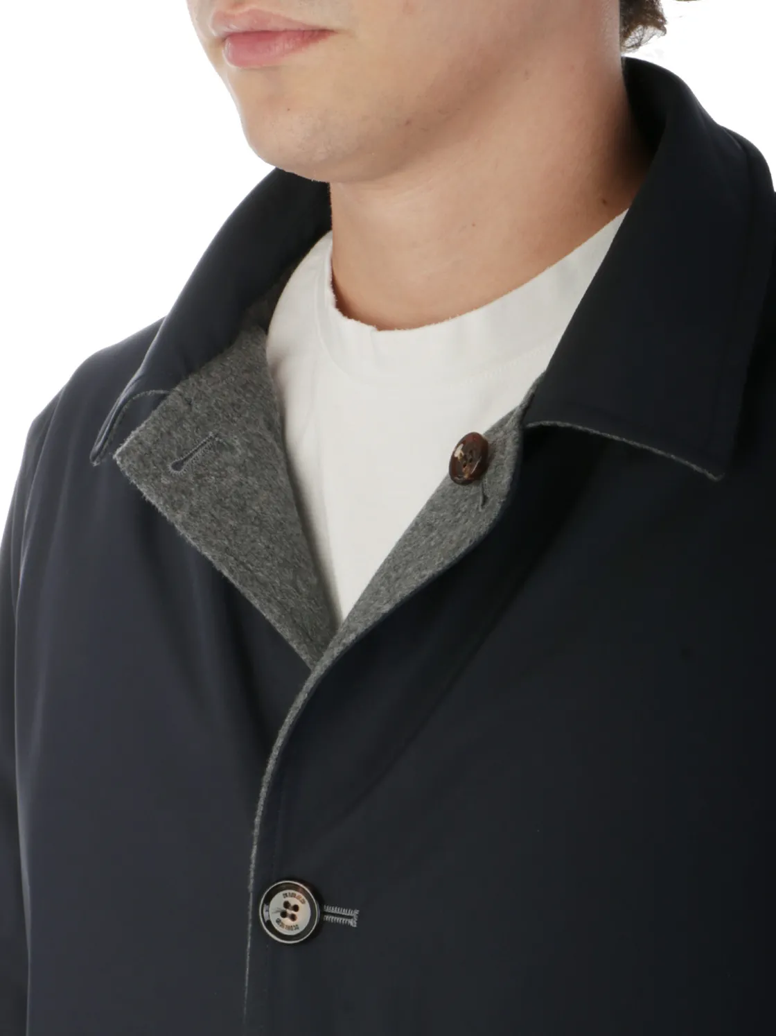 Kired | Soprabito Uomo Reversibile in Cashmere>Uomo Cappotti E Trench