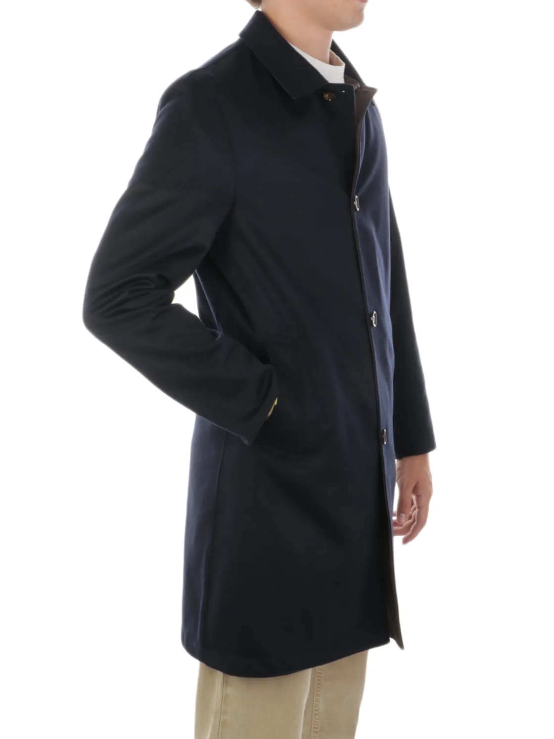 Kired | Soprabito Uomo Reversibile in Cashmere>Uomo Cappotti E Trench