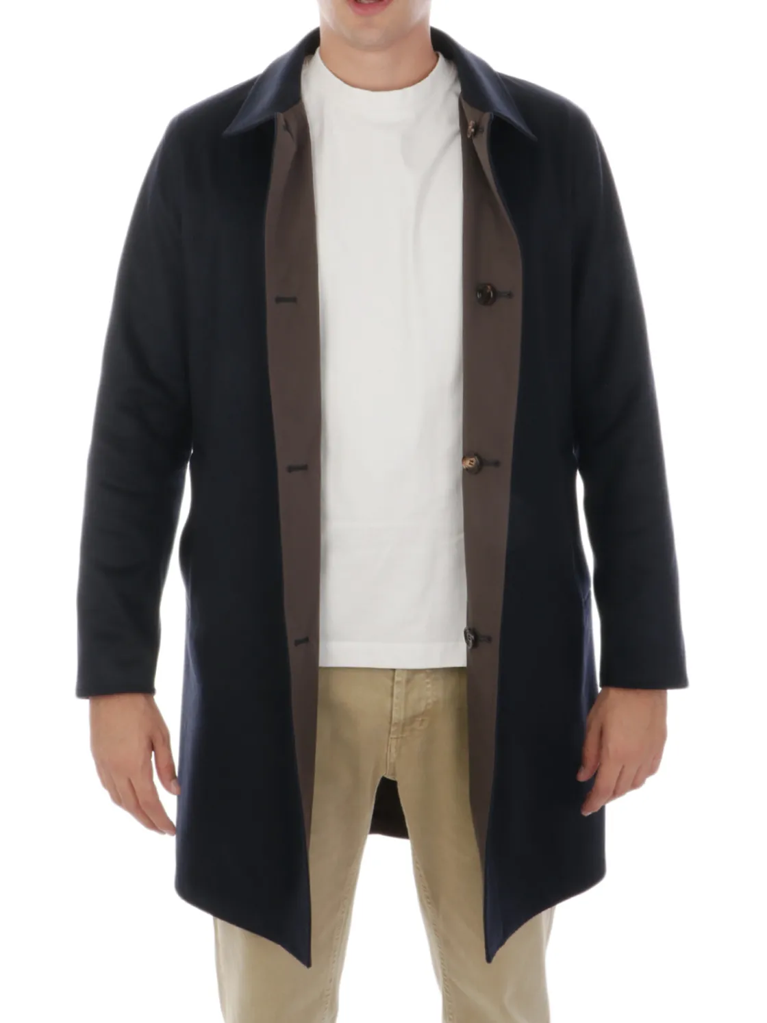 Kired | Soprabito Uomo Reversibile in Cashmere>Uomo Cappotti E Trench