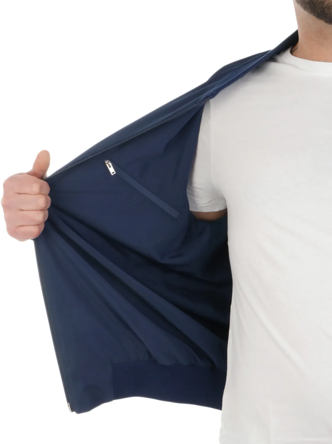 Kiton | Bomber Uomo Sea in Nylon>Uomo Giubbotti E Piumini