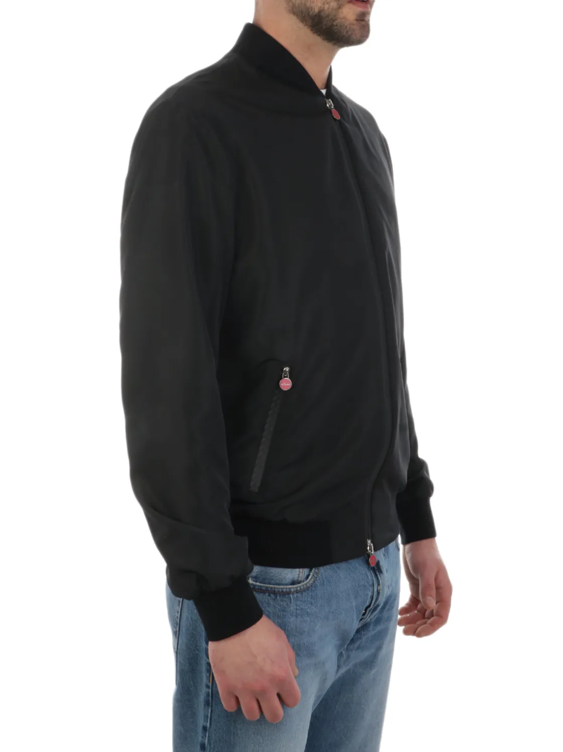 Kiton | Bomber Uomo Sea in Nylon>Uomo Giubbotti E Piumini
