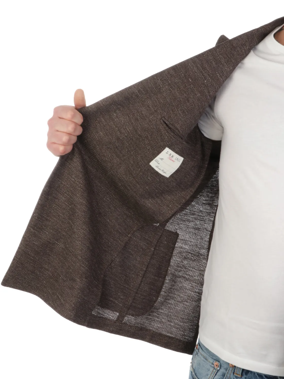 LBM 1911 | Giacca Uomo Doppiopetto in Lino e Cotone>Uomo Blazer E Giacche