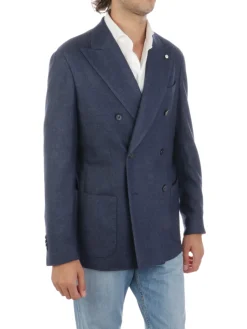 LBM 1911 | Giacca Uomo Doppiopetto in Misto Lana>Uomo Blazer E Giacche