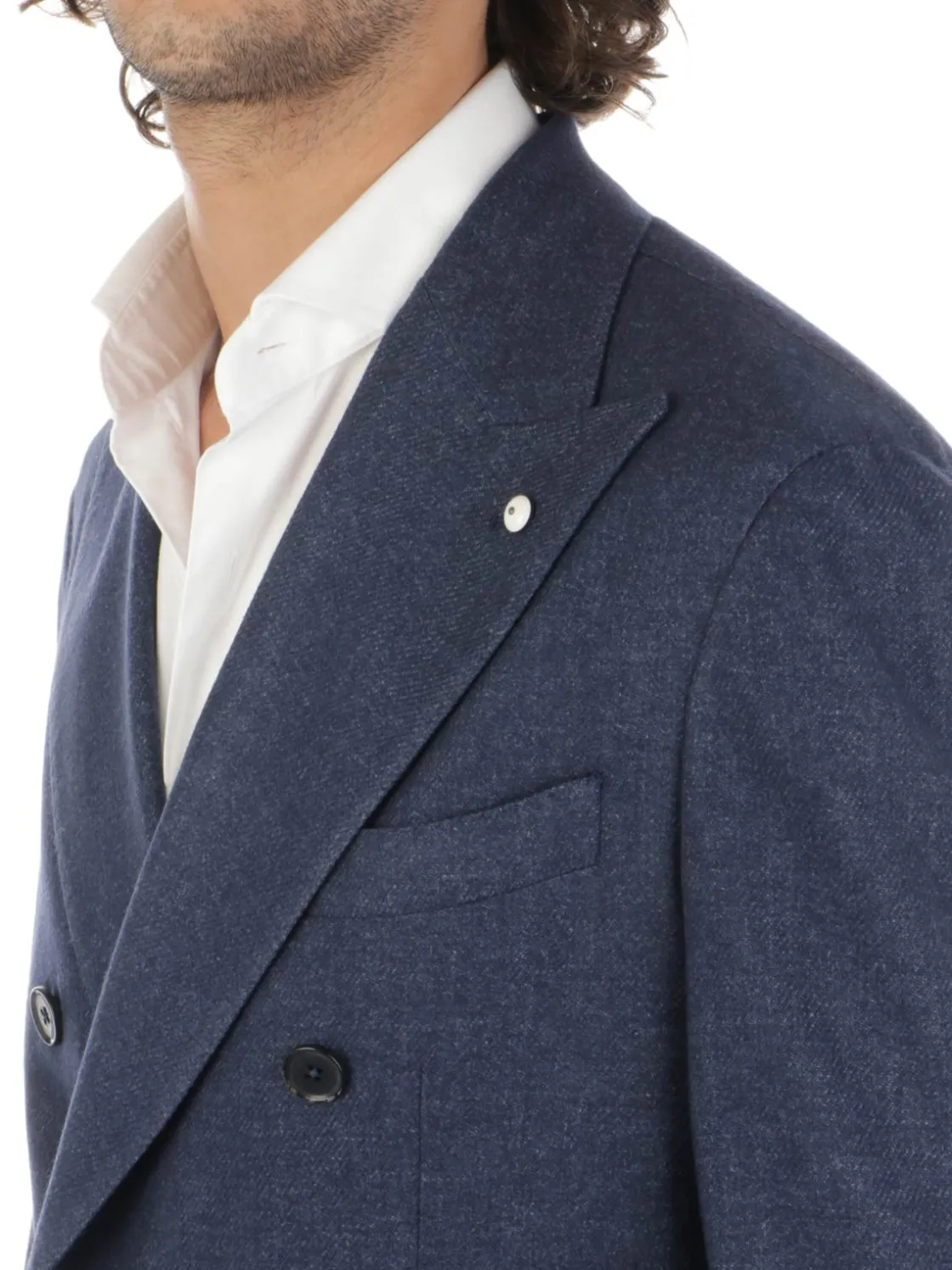LBM 1911 | Giacca Uomo Doppiopetto in Misto Lana>Uomo Blazer E Giacche