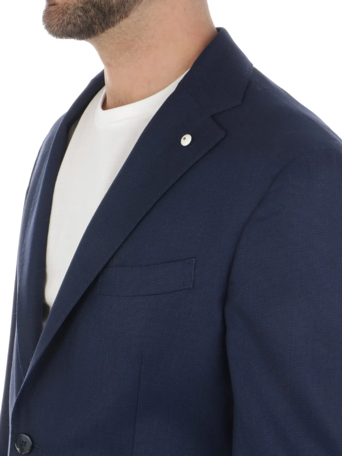 LBM 1911 | Giacca Uomo in Lana Operata>Uomo Blazer E Giacche