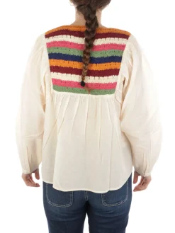Leon & Harper | Blusa Donna Criq Crochet>Donna Camicie