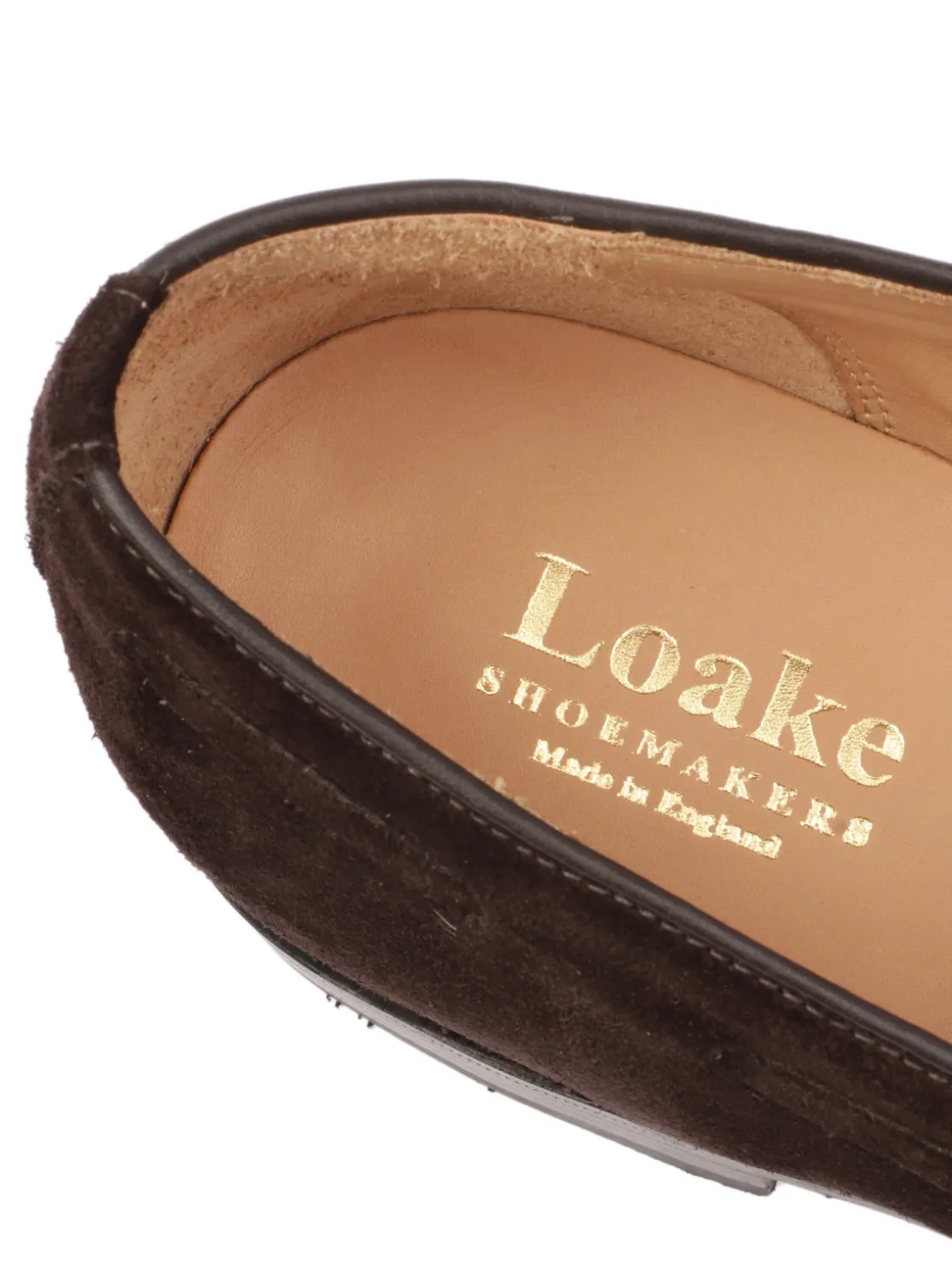 Loake | Lincoln Brown Suede>Uomo Mocassini