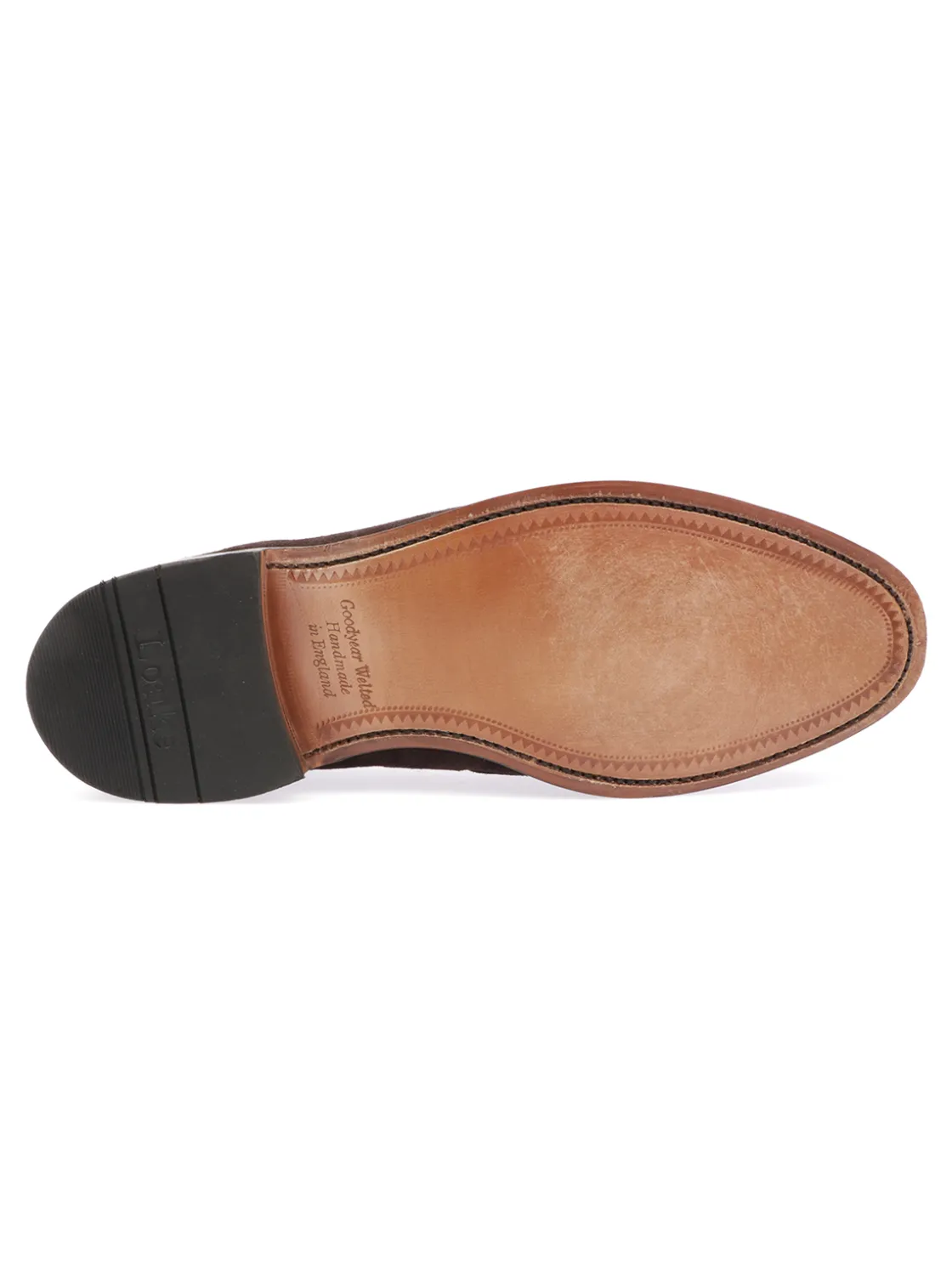 Loake | Lincoln Brown Suede>Uomo Mocassini