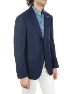 Luigi Bianchi Mantova | Giacca Uomo In Lana Vergine>Uomo Blazer E Giacche