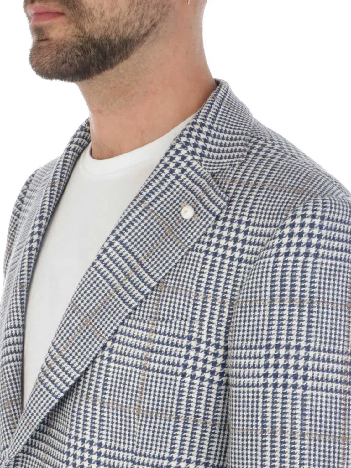 Luigi Bianchi Mantova | Giacca Uomo in Lino e Seta>Uomo Blazer E Giacche