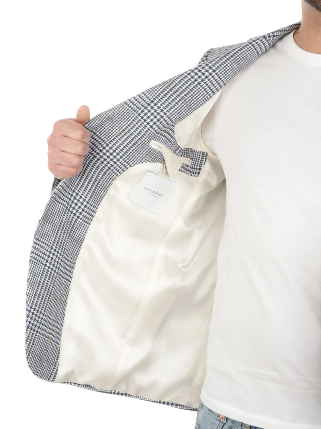 Luigi Bianchi Mantova | Giacca Uomo in Lino e Seta>Uomo Blazer E Giacche