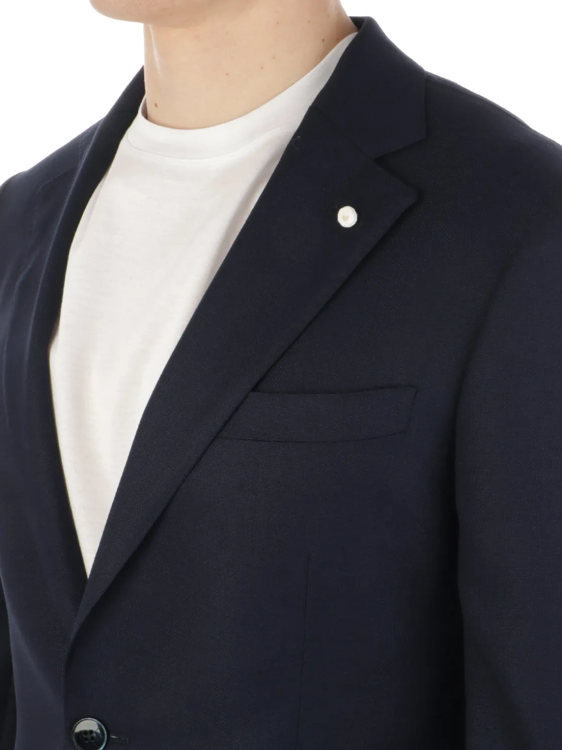 Luigi Bianchi Mantova | Giacca Sartoriale Uomo in Lana Stretch>Uomo Blazer E Giacche