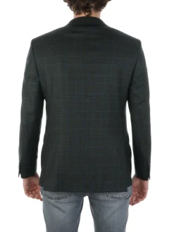 Luigi Bianchi Mantova | Giacca Uomo in Lana Principe di Galles>Uomo Blazer E Giacche