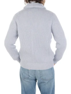 Magazzino Ricambi | Cardigan Sciallato Uomo in Lana e Cashmere>Uomo Maglie