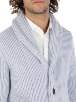 Magazzino Ricambi | Cardigan Sciallato Uomo in Lana e Cashmere><noscript><img width=