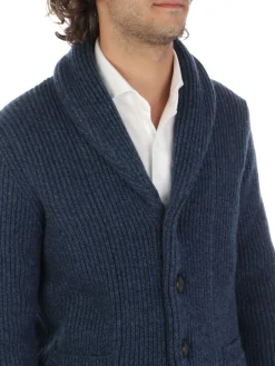 Magazzino Ricambi | Cardigan Sciallato Uomo in Lana e Cashmere><noscript><img width=