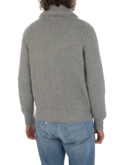 Magazzino Ricambi | Cardigan Sciallato Uomo in Lana e Cashmere>Uomo Maglie