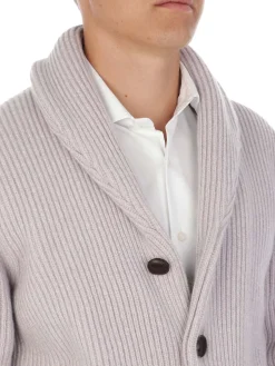 Magazzino Ricambi | Cardigan Sciallato Uomo in Lana e Cashmere><noscript><img width=