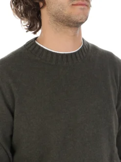 Magazzino Ricambi | Girocollo Uomo in Cashmere Felted><noscript><img width=