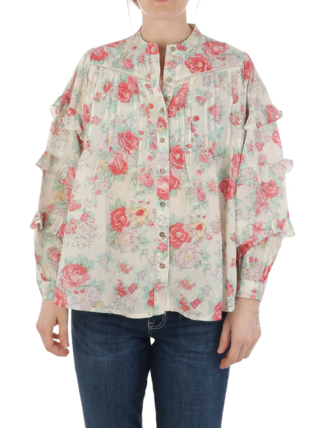 Maison Hotel | Blusa Donna Lolita in Cotone>Donna Camicie