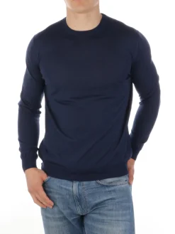 Malo | Girocollo Uomo in Cashmere e Seta>Uomo Maglie