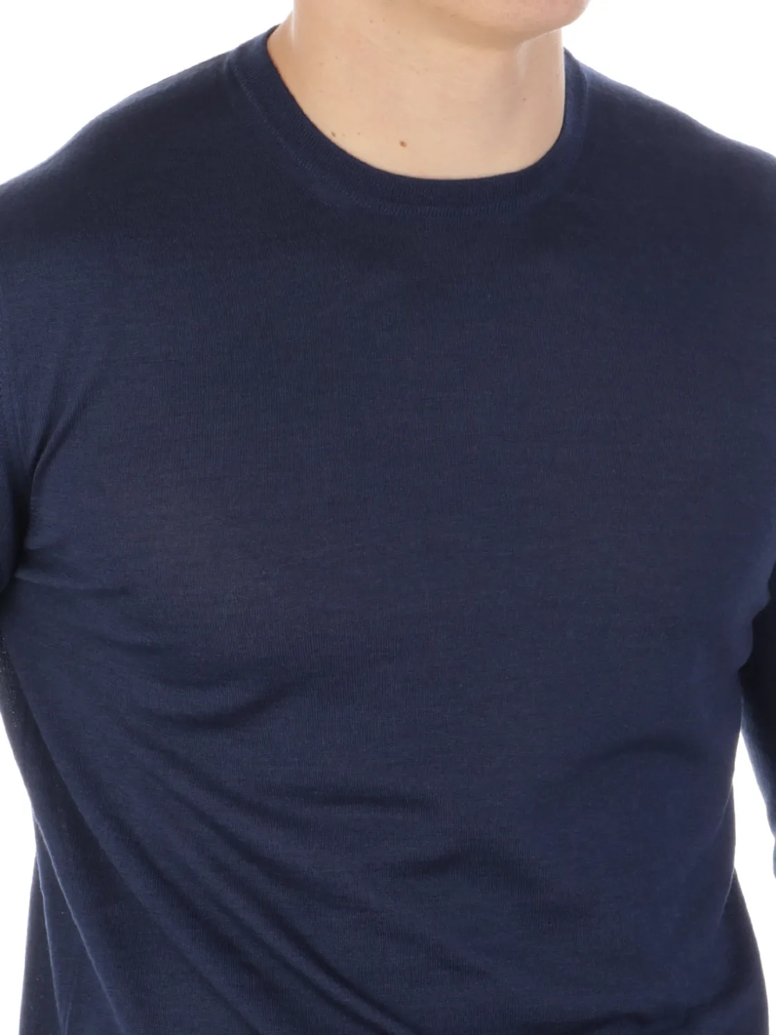 Malo | Girocollo Uomo in Cashmere e Seta>Uomo Maglie