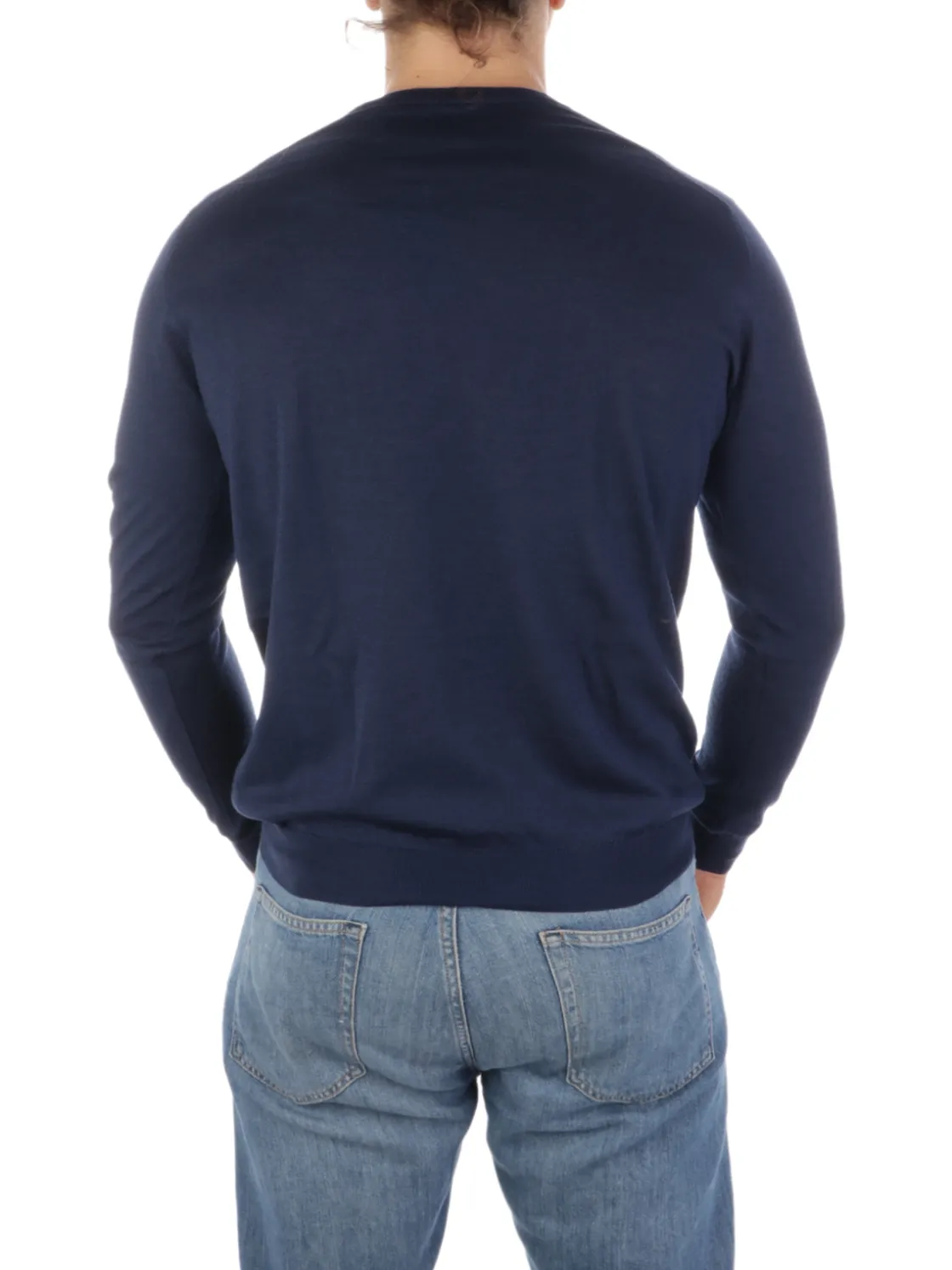 Malo | Girocollo Uomo in Cashmere e Seta>Uomo Maglie