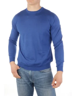 Malo | Girocollo Uomo in Cashmere e Seta>Uomo Maglie