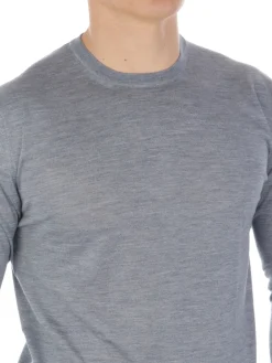 Malo | Girocollo Uomo in Cashmere e Seta>Uomo Maglie