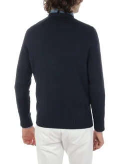 Malo | Girocollo Uomo In Cotone Rasato>Uomo Maglie