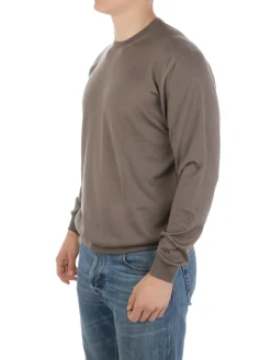 Malo | Girocollo Uomo In Cashmere E Seta>Uomo Maglie
