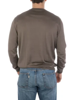 Malo | Girocollo Uomo In Cashmere E Seta>Uomo Maglie