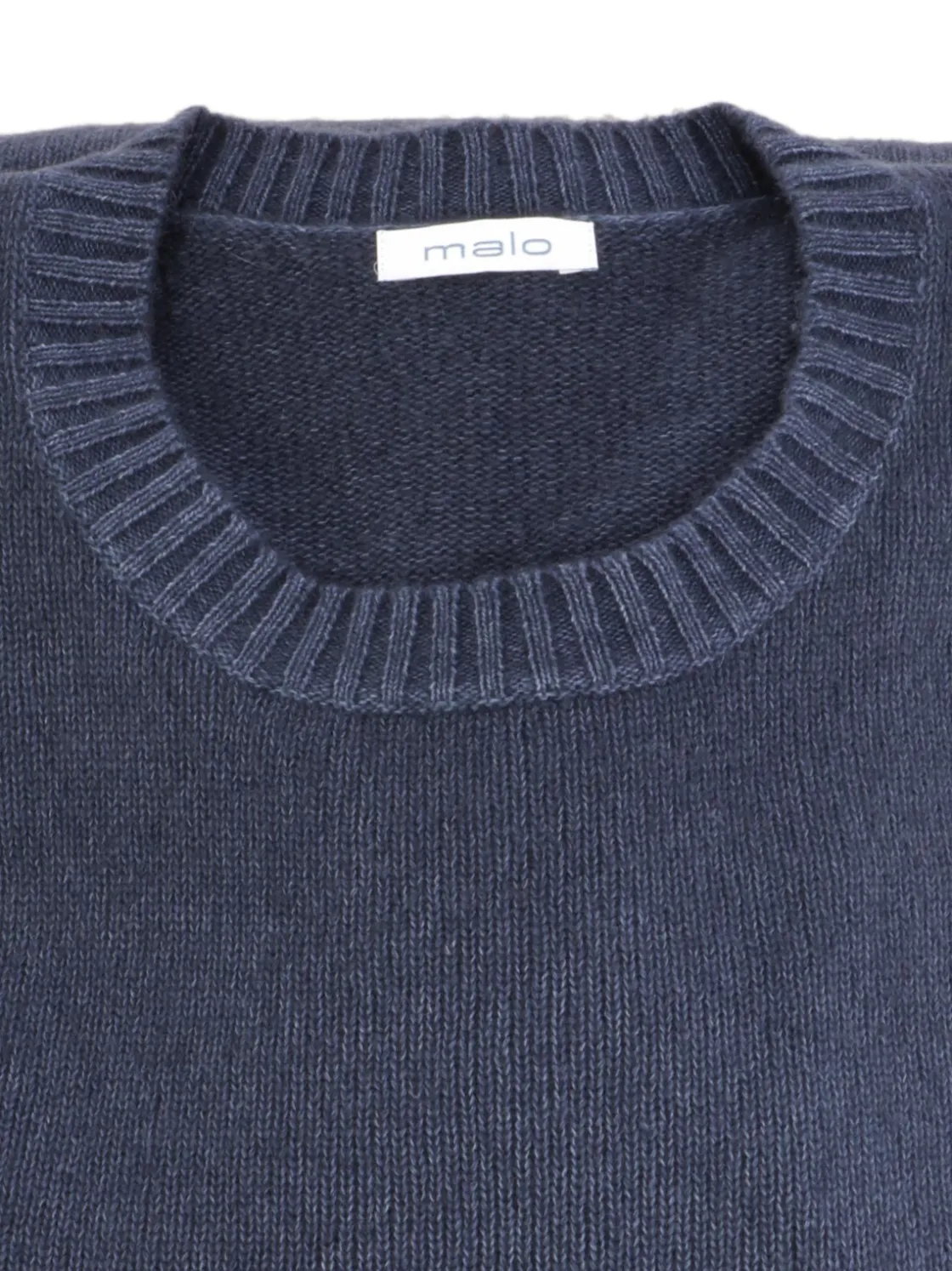 Malo | Girocollo Uomo in Cashmere Brinato>Uomo Maglie