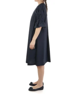 Meimeij | Abito Donna con Rouches in Cotone>Donna Abiti