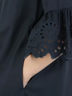 Meimeij | Abito Donna con Ricamo Laserato><noscript><img width=