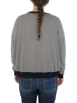 Mia Basic | Maglia Donna Boxy a Righe>Donna Maglie