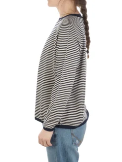 Mia Basic | Maglia Donna Raglan a Righe>Donna Maglie
