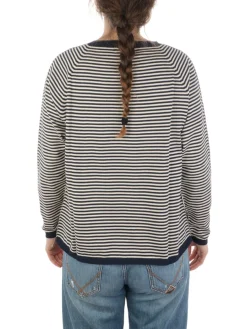 Mia Basic | Maglia Donna Raglan a Righe>Donna Maglie