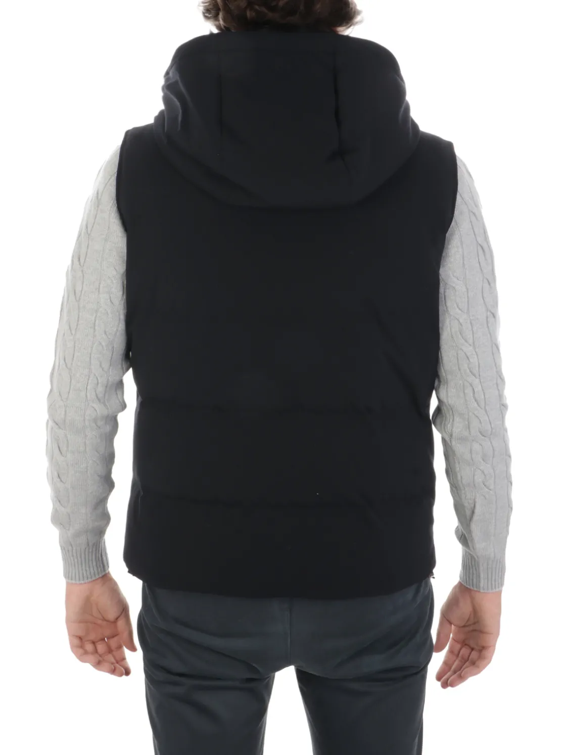 Montecore | Gilet Uomo Stretch con Cappuccio>Uomo Gilet E Smanicati